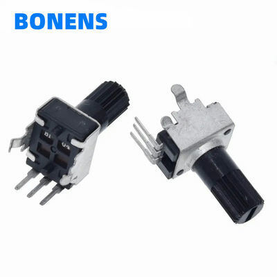 Качество Потенциометр с двойным управлением диммера серии WH116AK B500K, 5-контактный, с поворотным переключателем, рукоятка полуоси фабрика