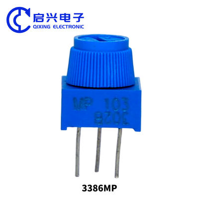 3386P-1-103 10K 1k 2k 5k 10k 20k 0.5W 1/2W PC Ключи через отверстие Тример Потенциометр Сермет 1 Поворачивание верхней регулировки