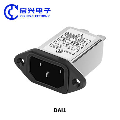 Серия DAI1 IEC Type Socket EMI однофазный фильтр мощности 1A 3A 6A 10A