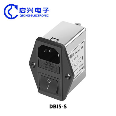 Фильтр DBI5-S EMI с двойным предохранителем и переключателем