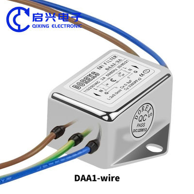 DAA1 10A Эми фильтр линия питания EMI шумовой фильтр Производитель однофазный AC 110VAC-250VAC 3A 6A 10A Эми фильтр 16a