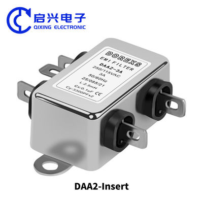 DAA2 Вставка фильтра EMI однофазной 220V 3A 6A 10A 50/60Hz