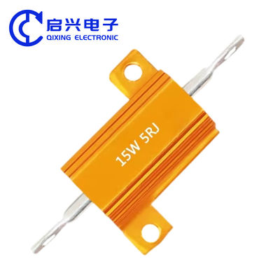 RX24 15W 5rj Wirewound Resistor Мощный тормозная нагрузка Алюминиевая оболочка резистор