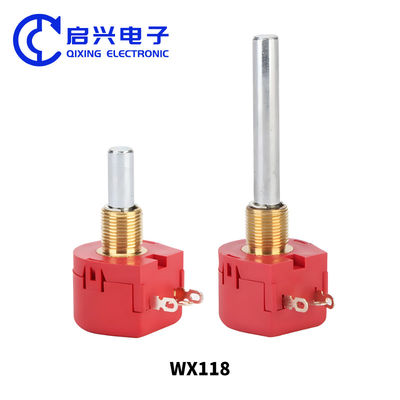 WX118 Углеродный пленка Wirewound потенциометр один поворот 1K 2K 5K