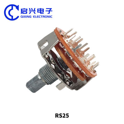 2 шт. RS25 Rotary Band Switch 2 Полюс 6 Положение DC30V 0.3A