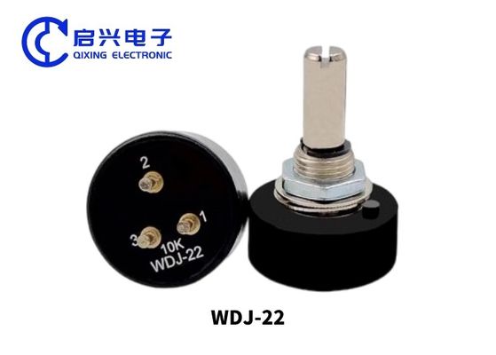 WDJ-22 Ротационный потенциометр Проводящий пластиковый потенциометр H0SS BI Модель 6178 360 градусов 5K Ом