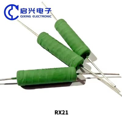 RX21 Зеленая краска высокая точность фиксированная мощность цемент Wirewound Резистор 0,5W 1W 2W 3W 4W 5W 6W 8W 10W 12W