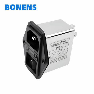 Dbi6 Emc Emi Шумовой фильтр с предохранителем и переключателем 220v Фильтр низкого пропускания Широко используемый Шумовый фильтр 1a 3a 6a 10a