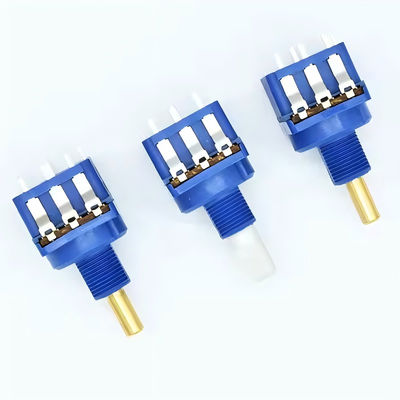 WH116AK серия Dimmer dual control potentiometer B500K 5-прикольный с вращающимся переключателем длина ручки полушафта 16 мм
