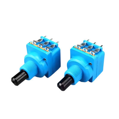 WH116AK серия Dimmer dual control potentiometer B500K 5-прикольный с вращающимся переключателем длина ручки полушафта 16 мм