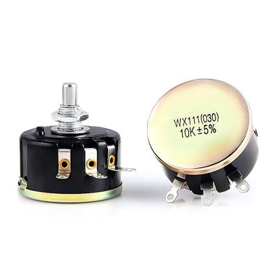 WX111 4K7 Одноразовый поворотный проволочный потенциометр раны Регулируемое сопротивление 1W потенциометр