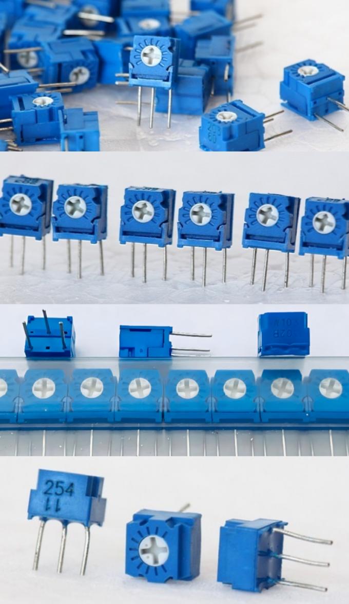 3323 Серия Одноразовый поворот Металлическая стеклянная глазурь Тример Потенциометр 3323s 0