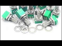 RK097NS Одноствольный F-волокно вращающийся потенциометр переключатель B10K B20K B50K B100K