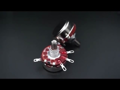 WTH118-2W 100k Dual Gang Potentiometer с переключателем углеродного линейного переменного вращения