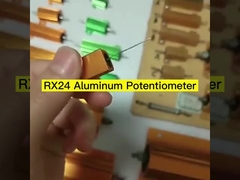 RX24 Золотой алюминиевый корпус Резистор высокой мощности 25W 50W 100W 200W 300W Автомобильный элемент ограничения нагрузки