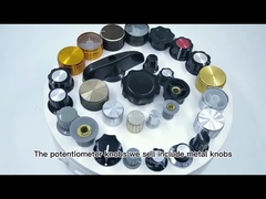 Черное Серебро Золото Потенциометр Усилитель Преусилитель Аудио Стерео Замена ручки управления громкостью
